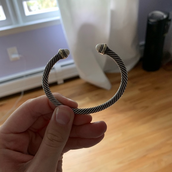 David Yurman Cable Classics Bracelet with Pearl - Picture 3 of 8